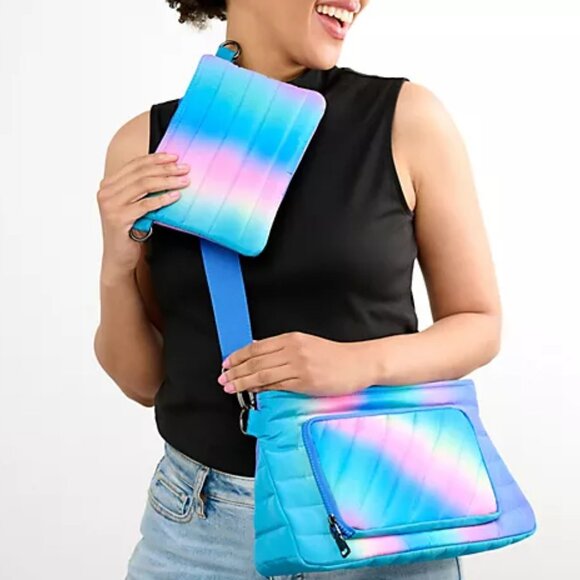 Think Royln Bank Street XL Crossbody with Pouch NWT - Picture 2 of 4